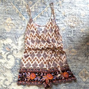 Exhilaration Floral Romper